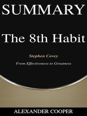 cover image of Summary of the 8th Habit